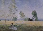 Claude Monet Meadow at Bezons oil painting picture wholesale